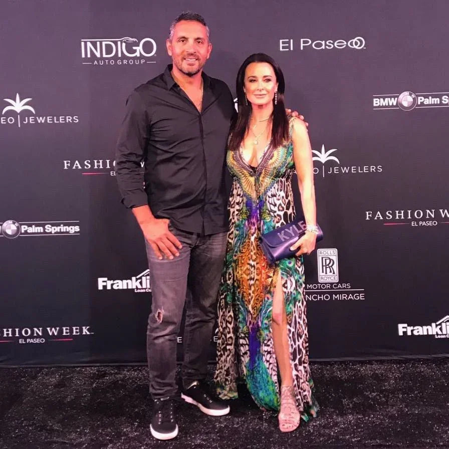 Kyle Richards at Palm Springs Fashion Show Shahida Parides