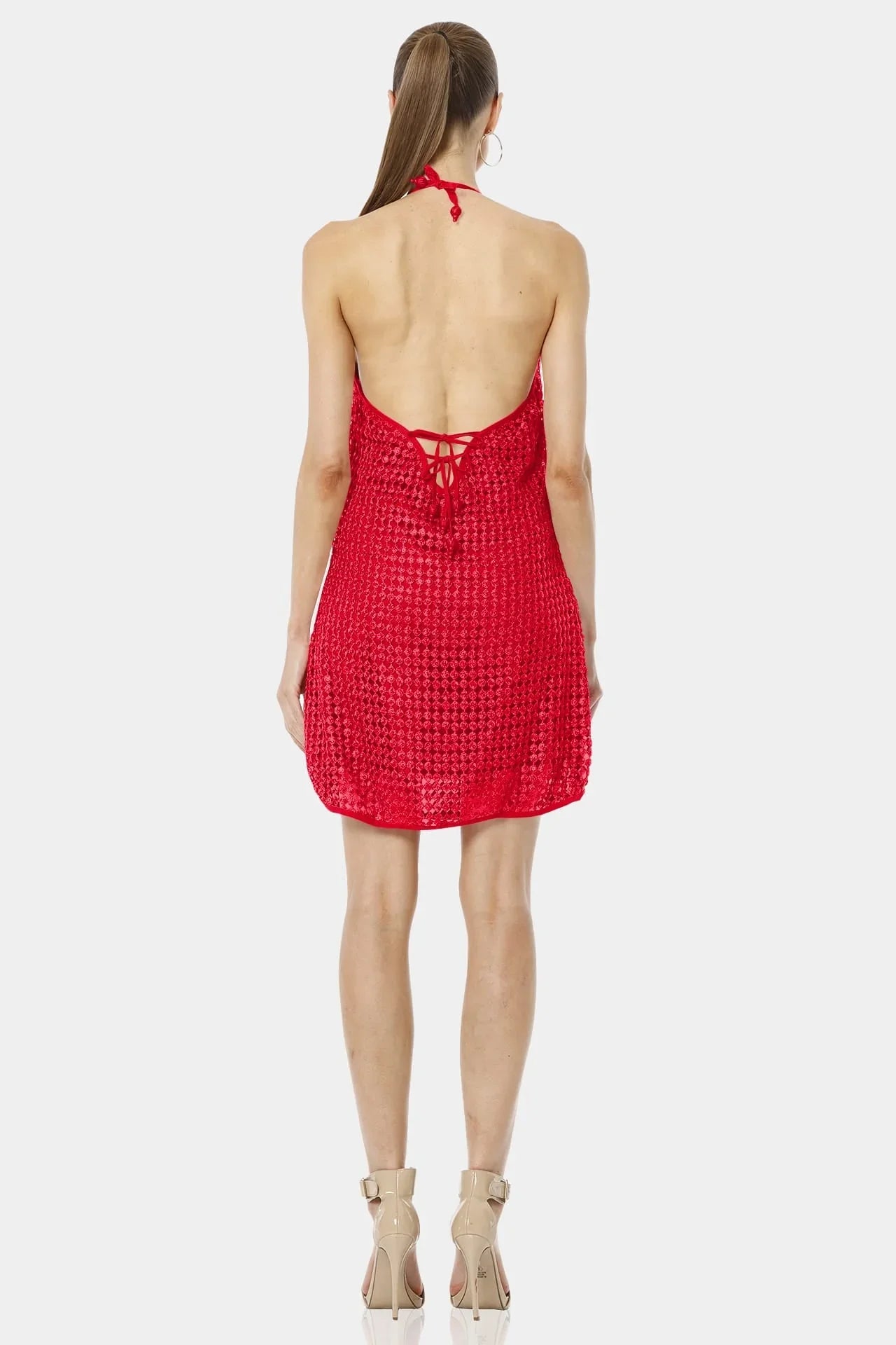 Red Sequin Dress | Backless Mini Dress Red Sequin Dress | Backless Mini Dress