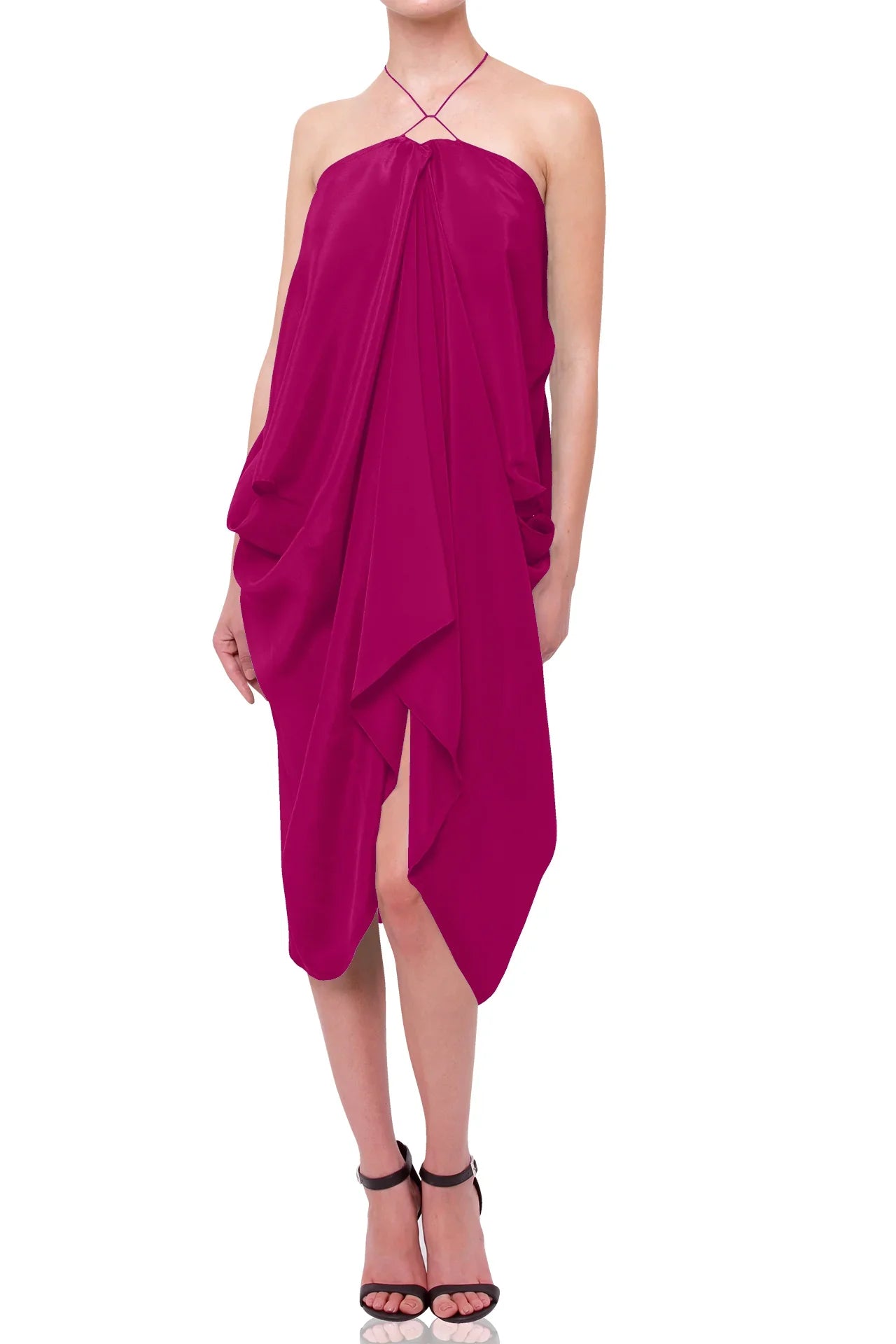 Silk Kaftan Dress – Handmade Designer Sale XXL (18 US)