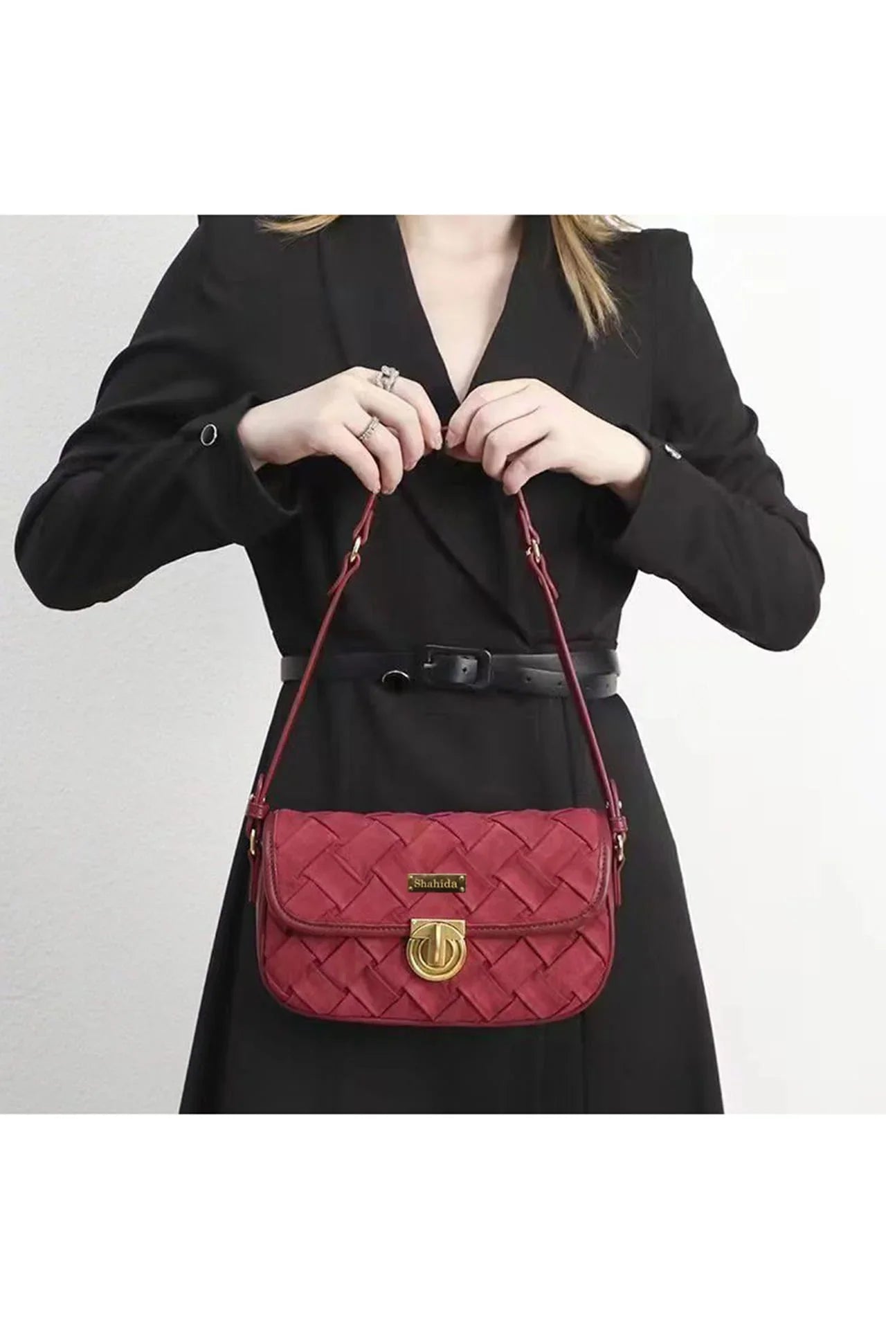 Red Leather Bag Best Red Designer Bag Crossbody Bag Italian