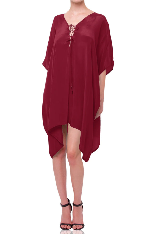 Shop Handmade Silk Kaftan Dress Designer Sale Now On One Size (OS) Shop Handmade Silk Kaftan Dress Designer Sale Now On One Size (OS)
