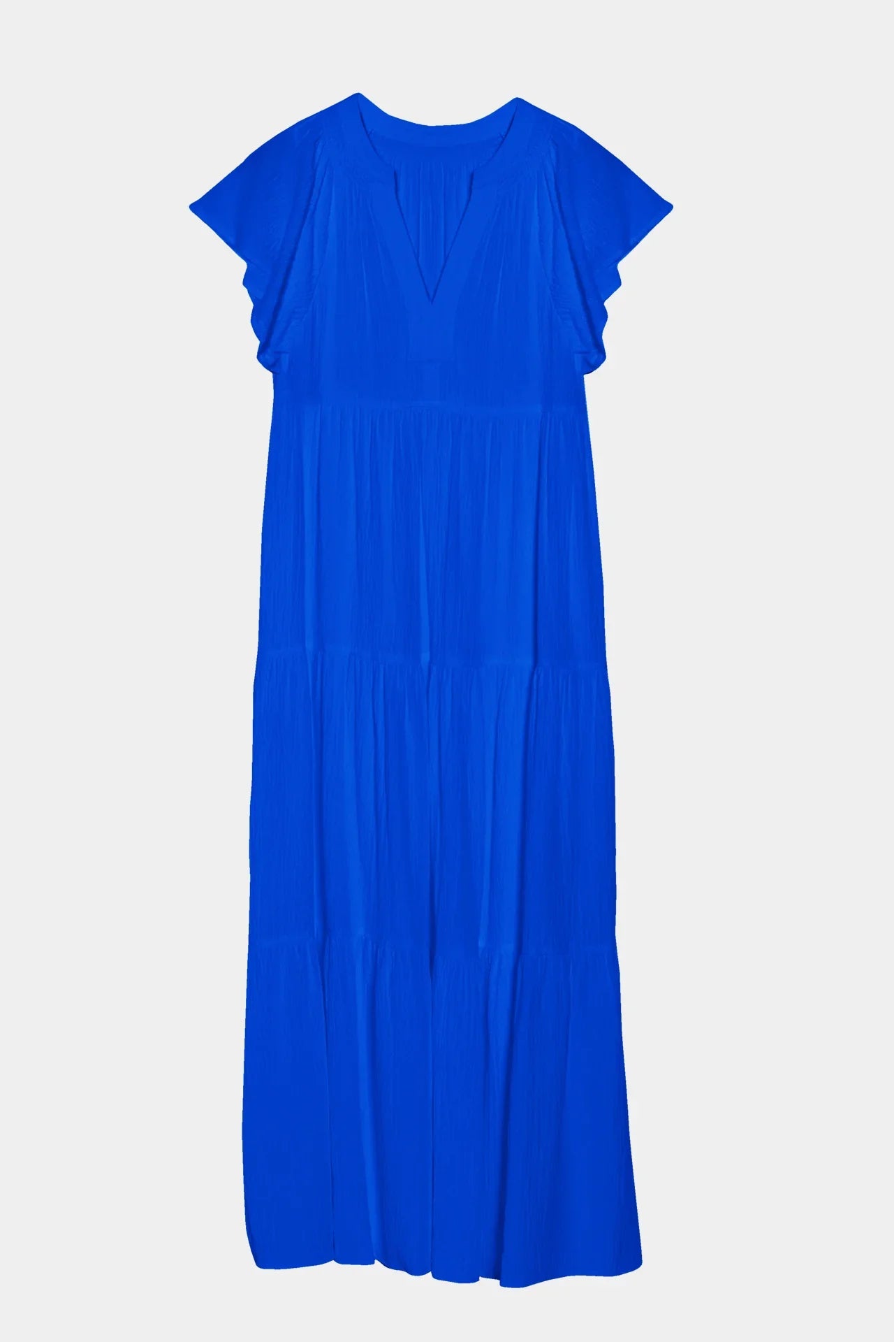 cabo maxi dress DOLCE CABO LINEN MAXI DRESS LIGHT BLUE / XS