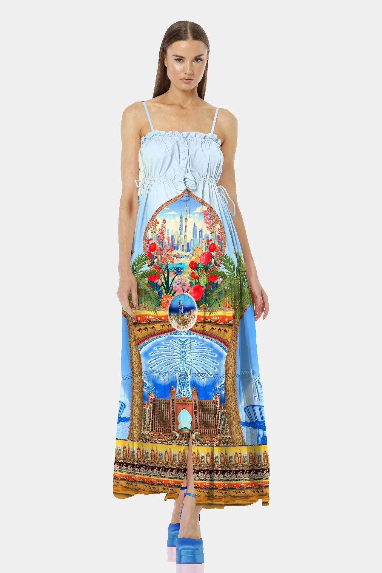 Blue Long Prom Dress | Maxi Party Dresses- Shahida Parides Blue Long Prom Dress | Maxi Party Dresses- Shahida Parides