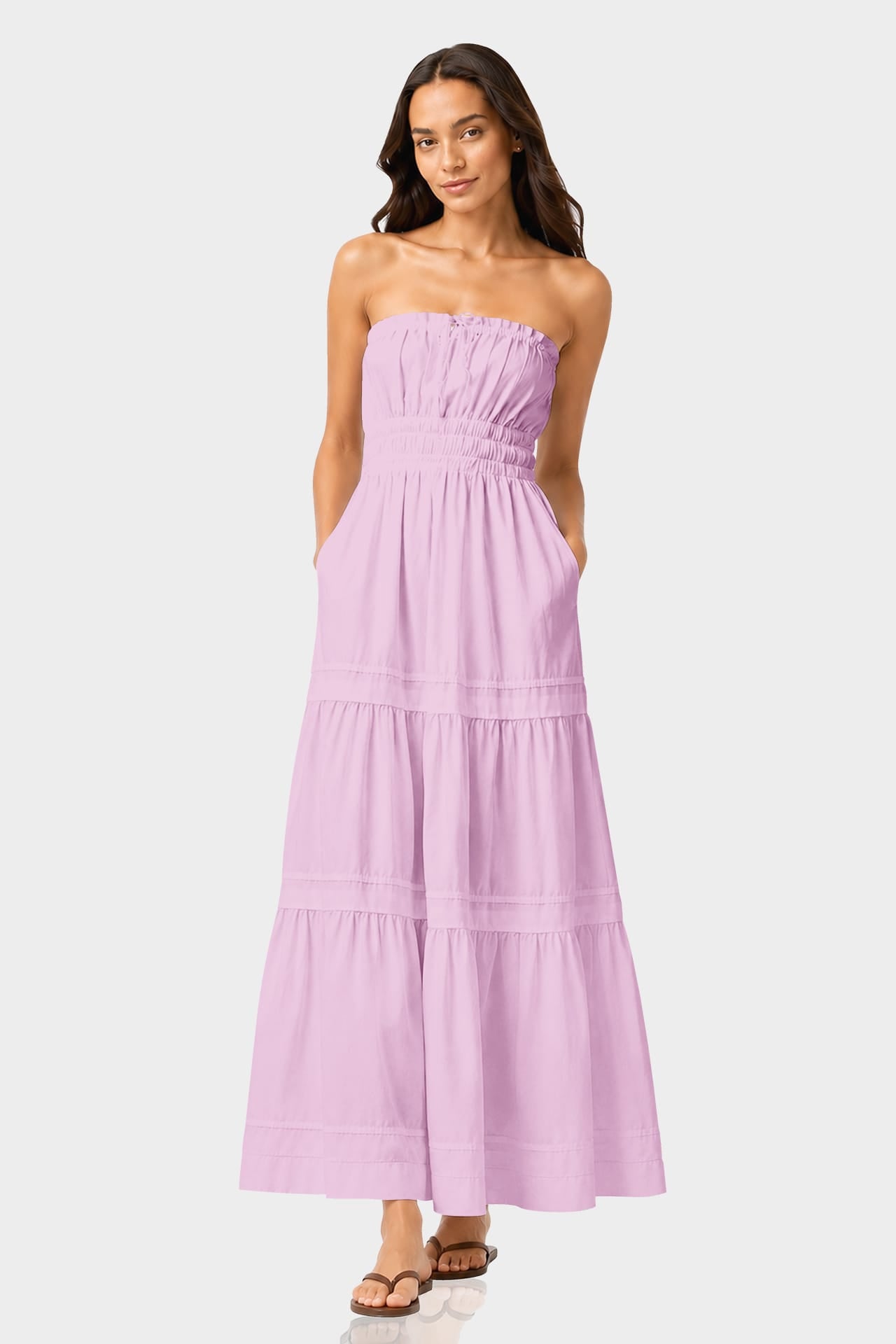 candy pink maxi dress Candy Pink Plus Candy Pink Button Down Drop Waist Maxi Dress
