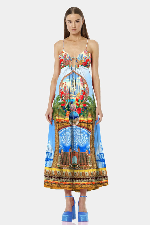 M Fit & Flare Long Maxi Dress M Fit & Flare Long Maxi Dress