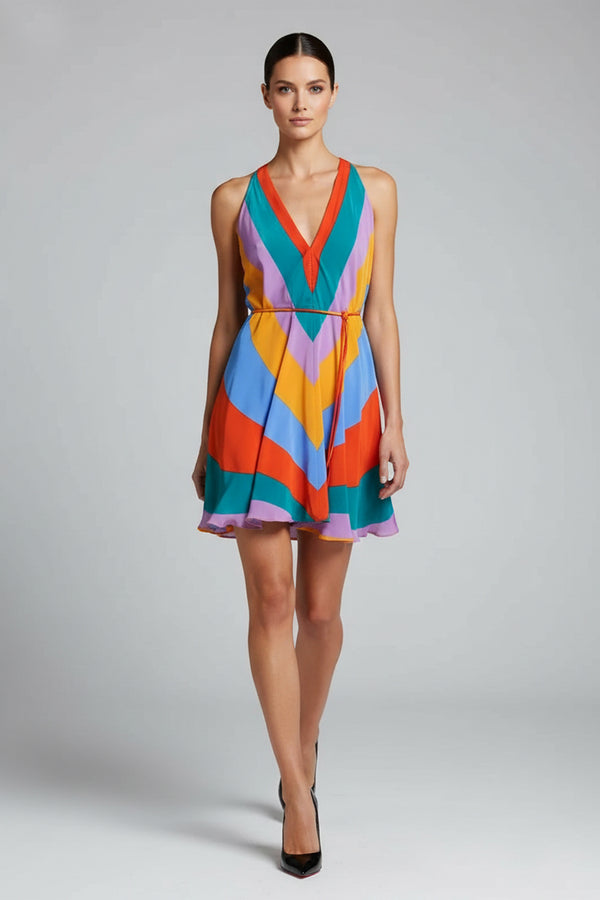 sachin and babi light blue dress Primavera Couture 4302 Prom Dress - Black Multi