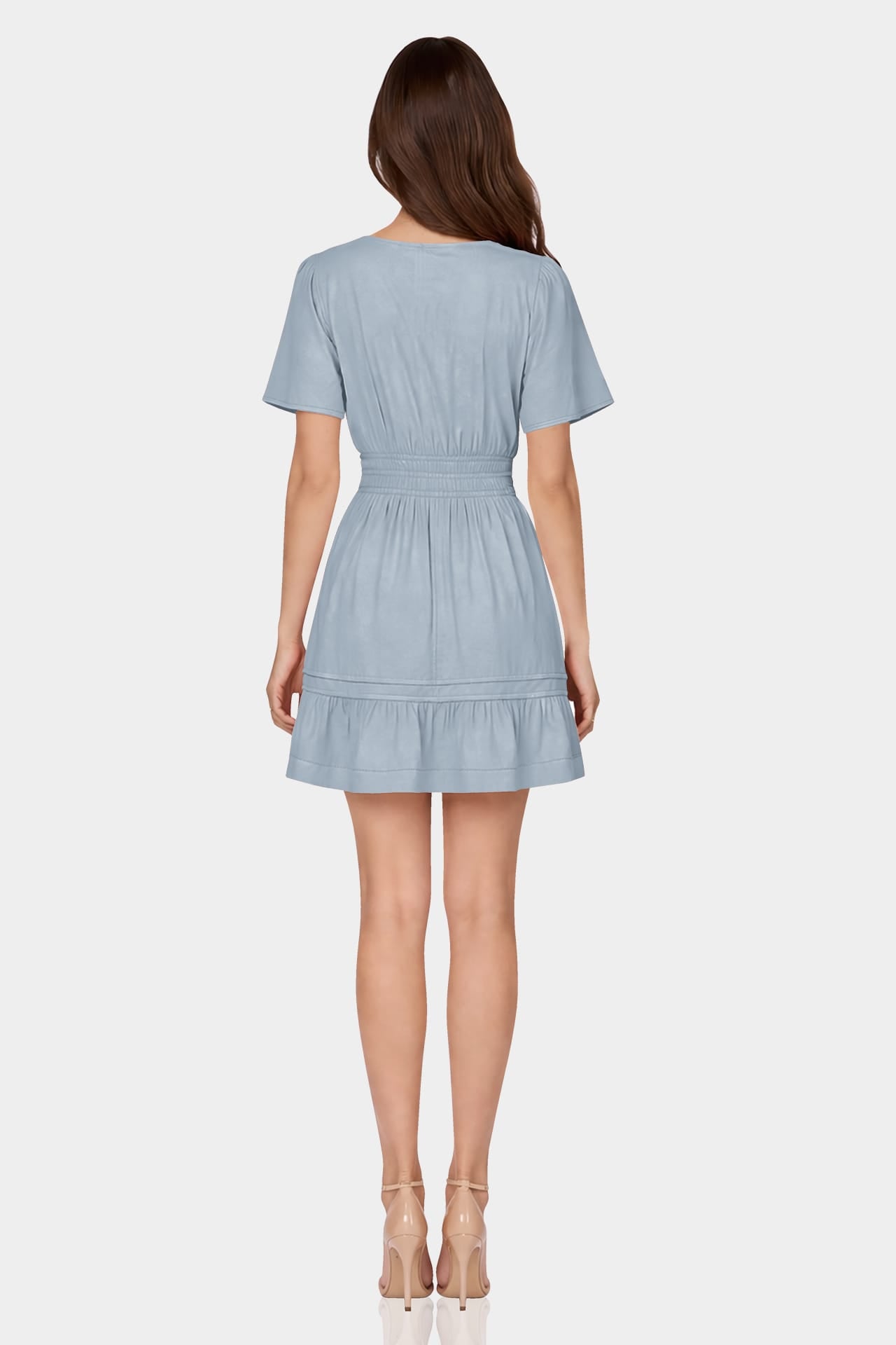 dusty blue short dress Off the Shoulder Short Dusty Blue Party/Homecoming Dresses US12 / Dusty Blue