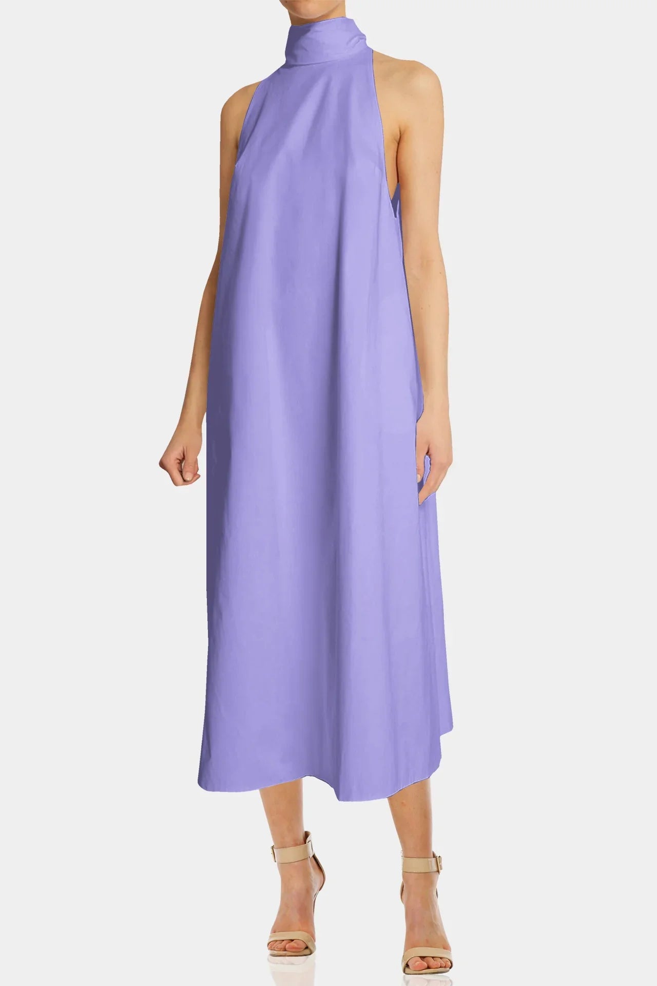 light purple high low dress Leely Women Light Purple Chiffon Maxi Prom Dress with Slit Ruffled Tiered Spaghetti Straps Mermaid Backless Formal Dress
