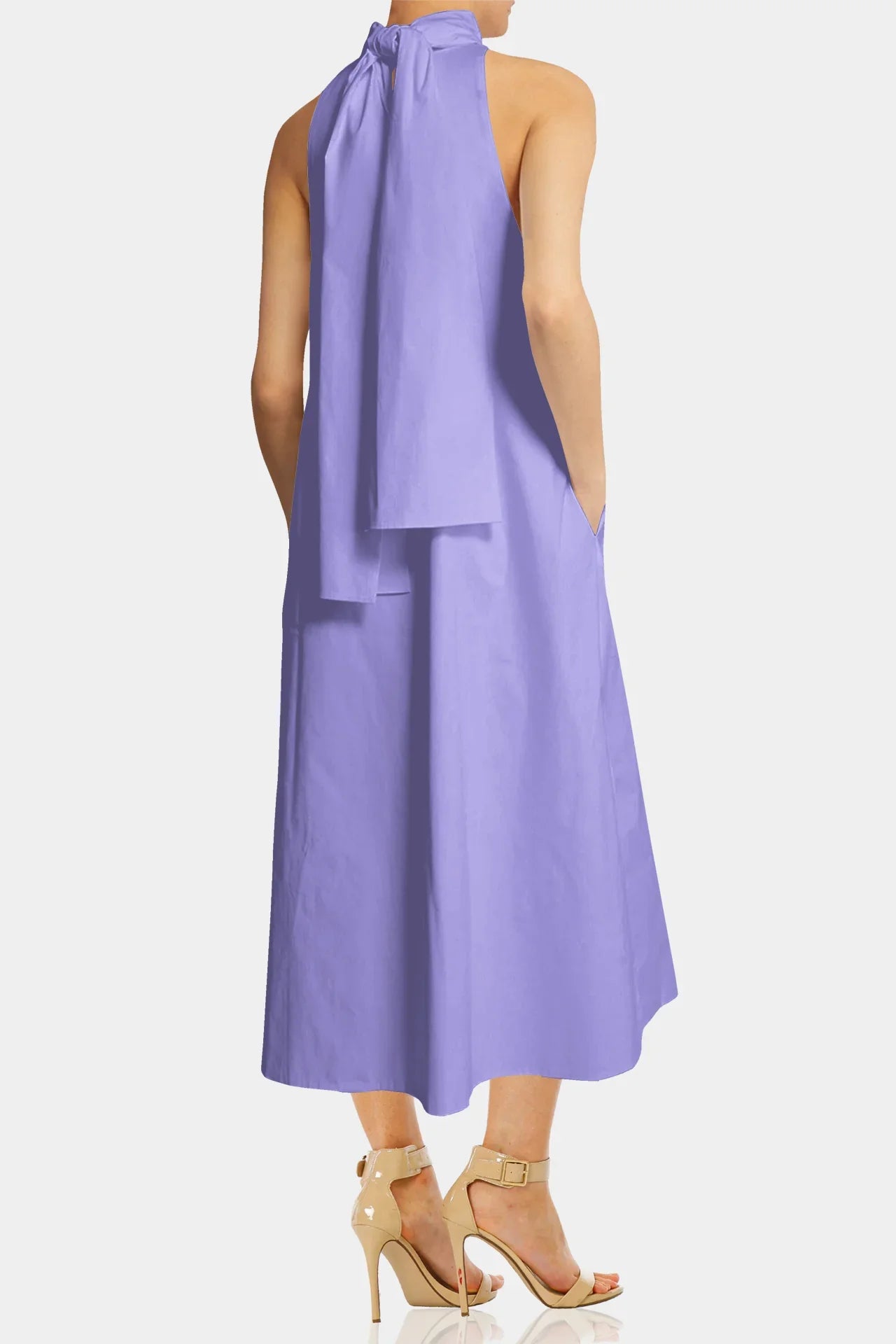light purple a line dress Luuvis Women Light Purple Corset Prom Dress Gorgeous A Line Sweetheart  Formal Dress with Ruffles main image 0