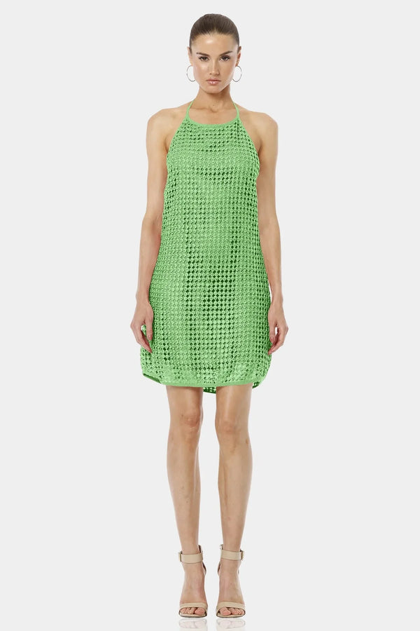 Mint Green Mini Dress | Mini Sequin Dress | Halter Neck Dress | Qishma Small Mint Green Mini Dress | Mini Sequin Dress | Halter Neck Dress | Qishma Small