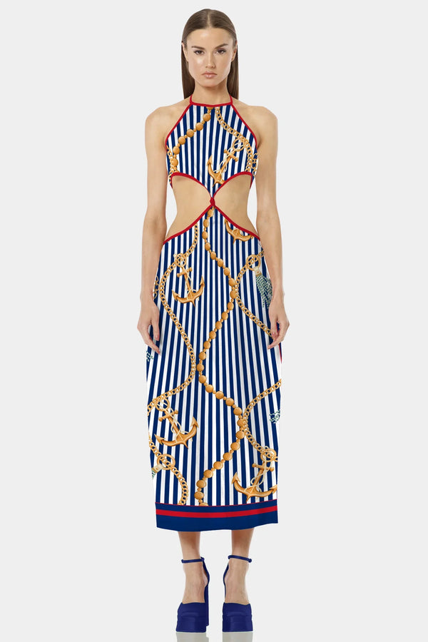 Blue Colour Maxi Dress | Long Maxi Dress - Shahida Parides Small Blue Colour Maxi Dress | Long Maxi Dress - Shahida Parides Small