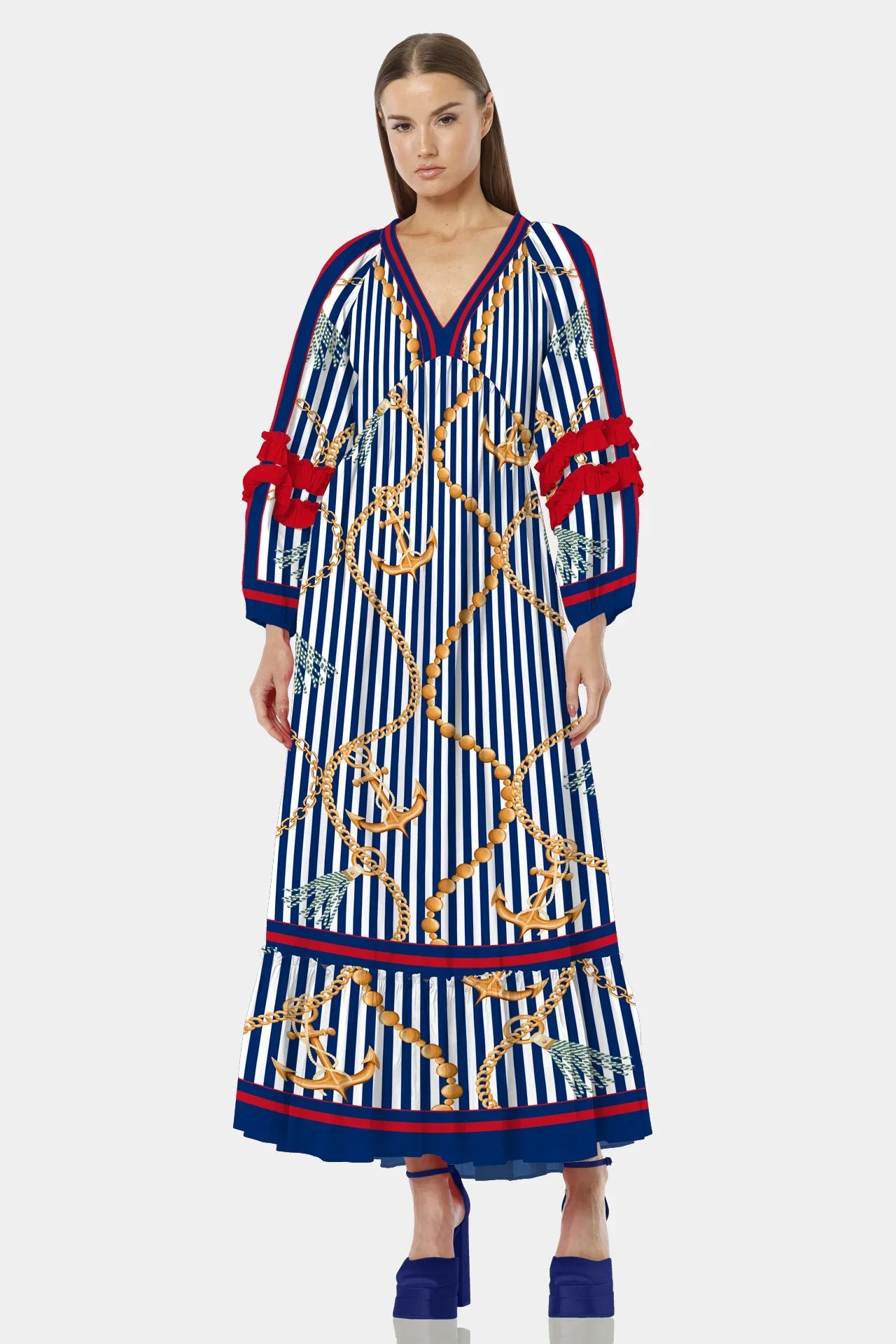 Designer Flowy Maxi Dress | Long Dresses For Women