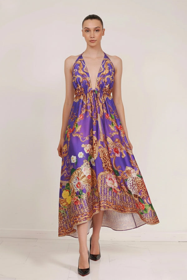 baroque flower maxi dress Shahida Parides - Infinity Maxi Dress