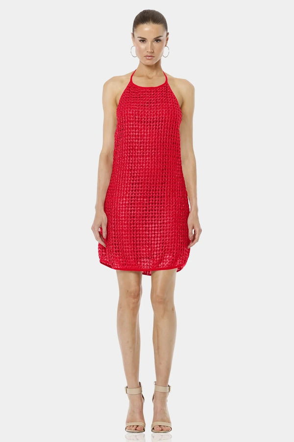 Red Sequin Dress | Backless Mini Dress | Qishma Medium Red Sequin Dress | Backless Mini Dress | Qishma Medium
