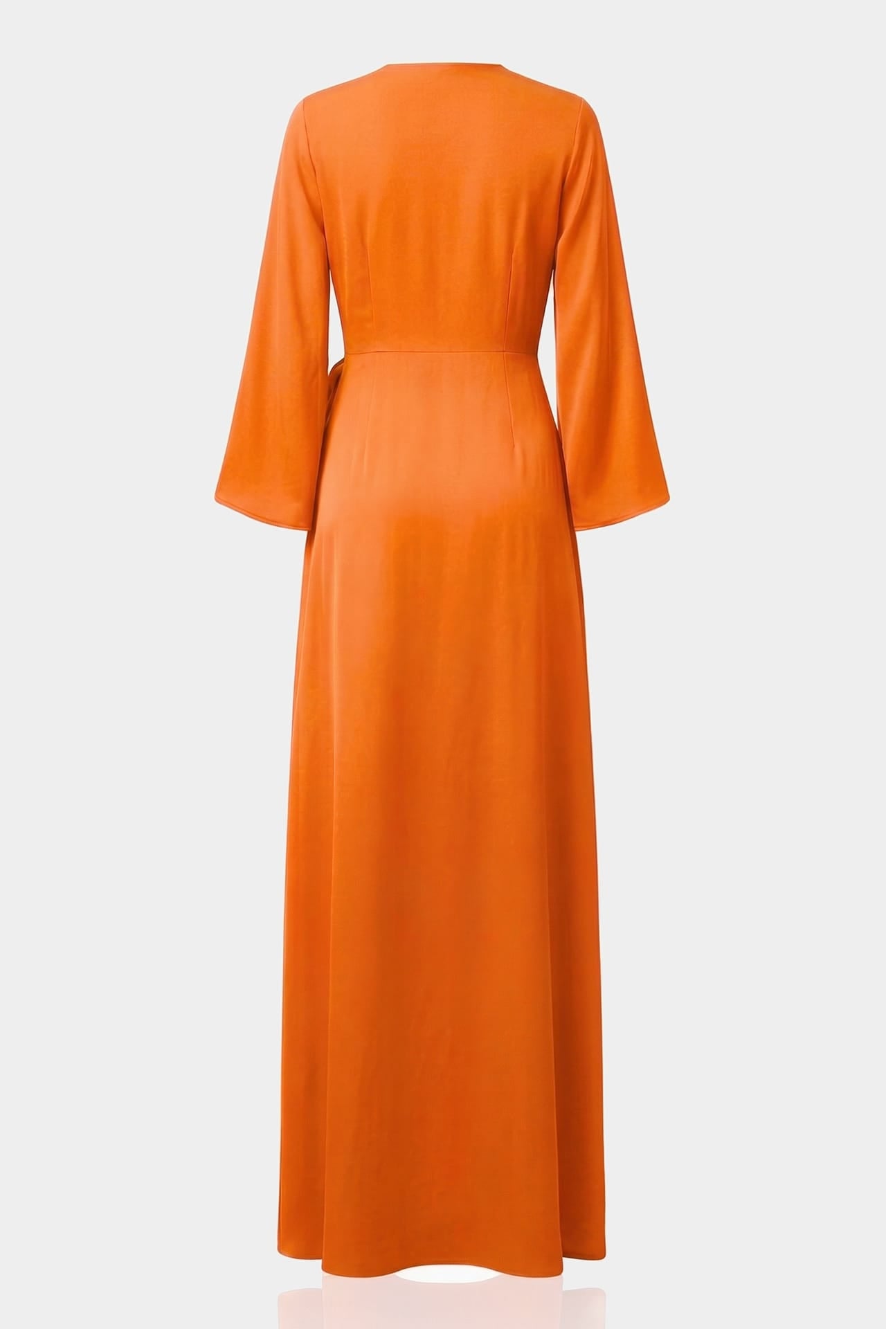 orange silk maxi dress Custom Tangerine Satin Wrap – Summer Wedding & Resort Dress slip-on Command attention from every Satin Halter Neck Mermaid Color:FUCHSIA & BLACK