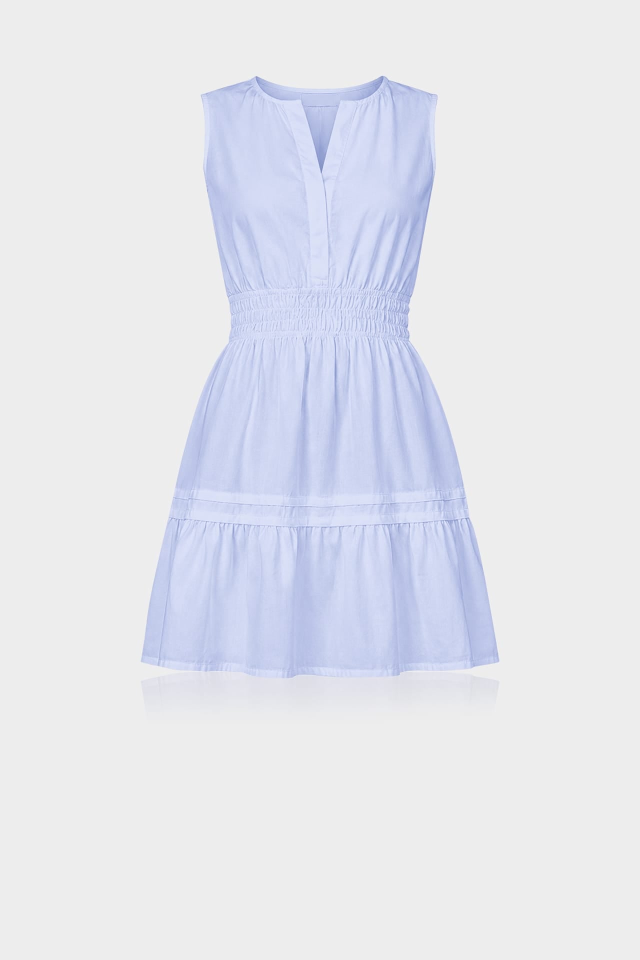 casual cotton mini dress Icy Blue with Pockets menu: newguest Women's Aquashape Wrap Front do not bleach Color:Brown Color