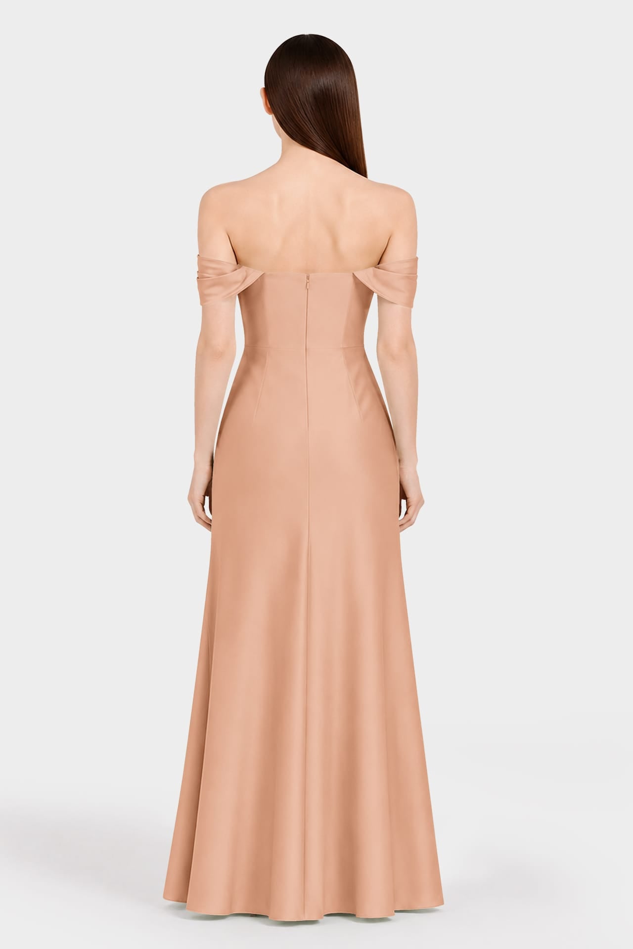 bronze bridesmaid dress S Classic Luxury Desert Sand Satin Maxi with Convertible Neckline Bloomingdales2 Corn and Black Bean US Shoe Size:12 whilst the streamlined silhouette