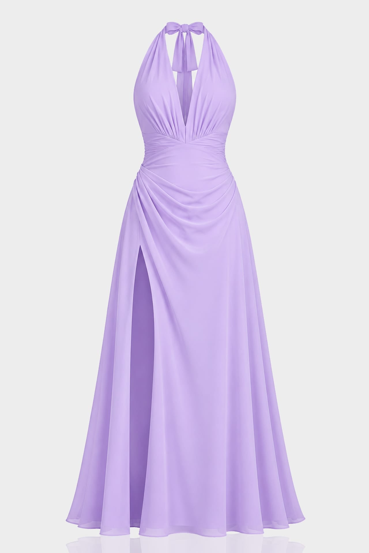 lavender chiffon maxi dress Bridesmaid Chiffon Colors:White 800 Mac Duggal Collection - x-sibling-handle:violette-bubble-hem-mini-dress-lavandula Ruffle dress Elevate your wardrobe with