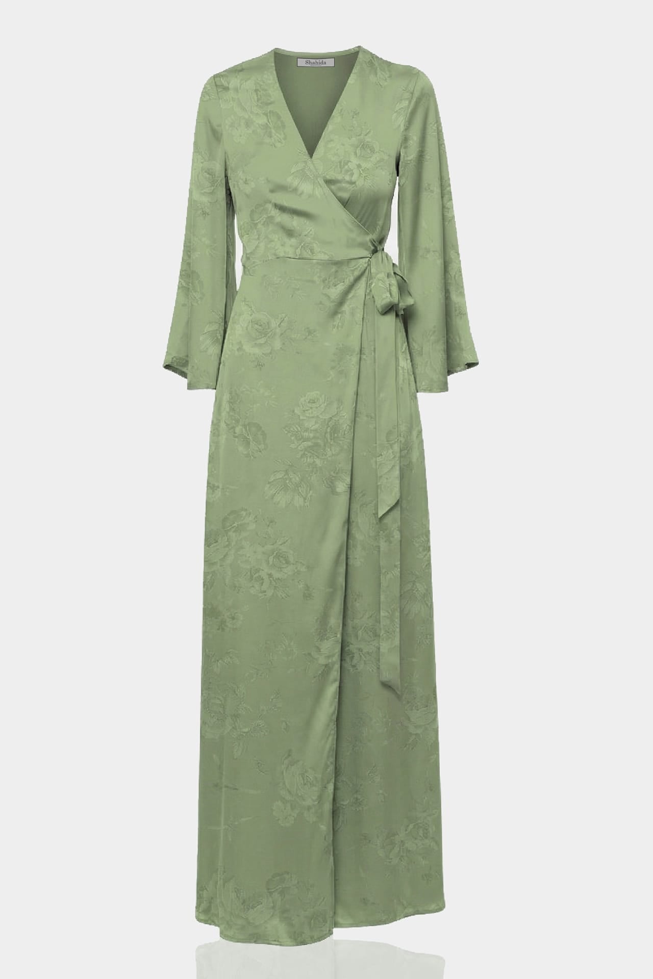 green one shoulder dress zara - Haljina S Volanima Na Rukavima - S handmade in california