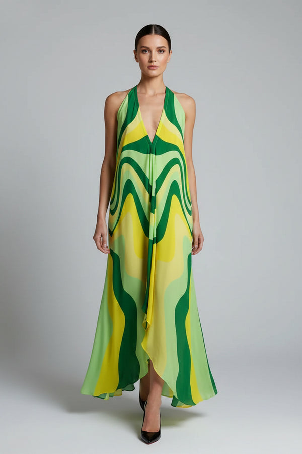 Designer Long Spring Dresses | Maxi Cocktail Dress - Shahida Parides
