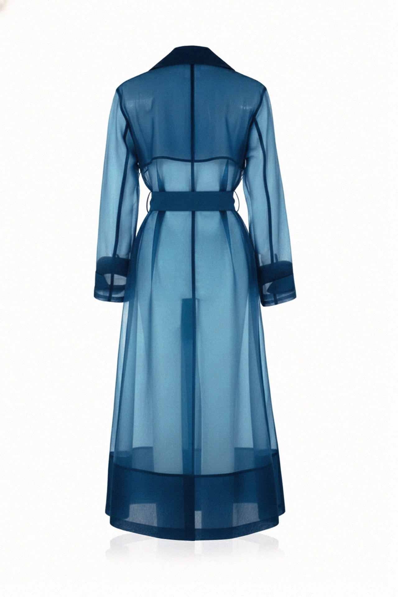 r**様 deres weightlessness silk trench co Sheer_Organza_Trench_Coat_Form