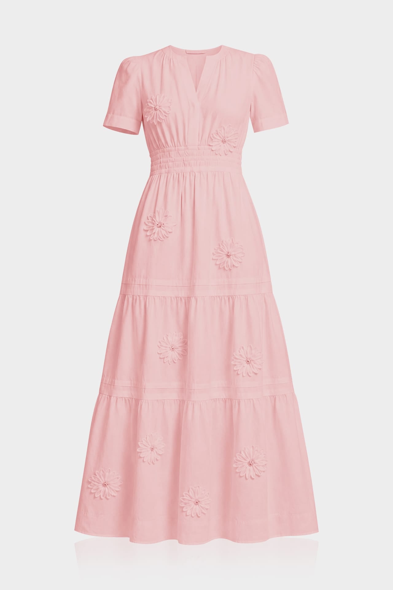 wedding guest dress blush pink S 3D Floral Cotton Maxi for Women – Luxury Dress Highlights Gorgeous one Dakota Fringe Buckle Dress- dress midi red Size:10.25