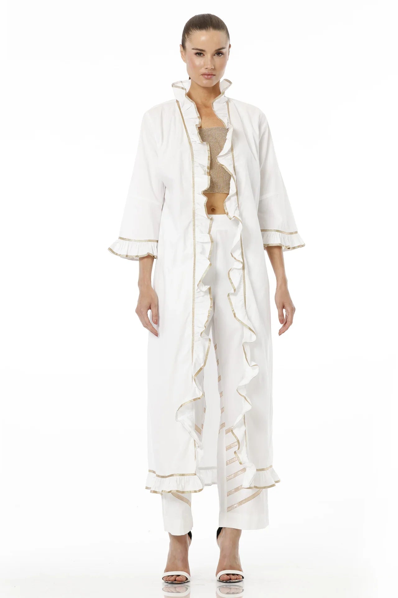 Small - Medium White Cotton Cover up Dress for Women Small - Medium White Cotton Cover up Dress for Women