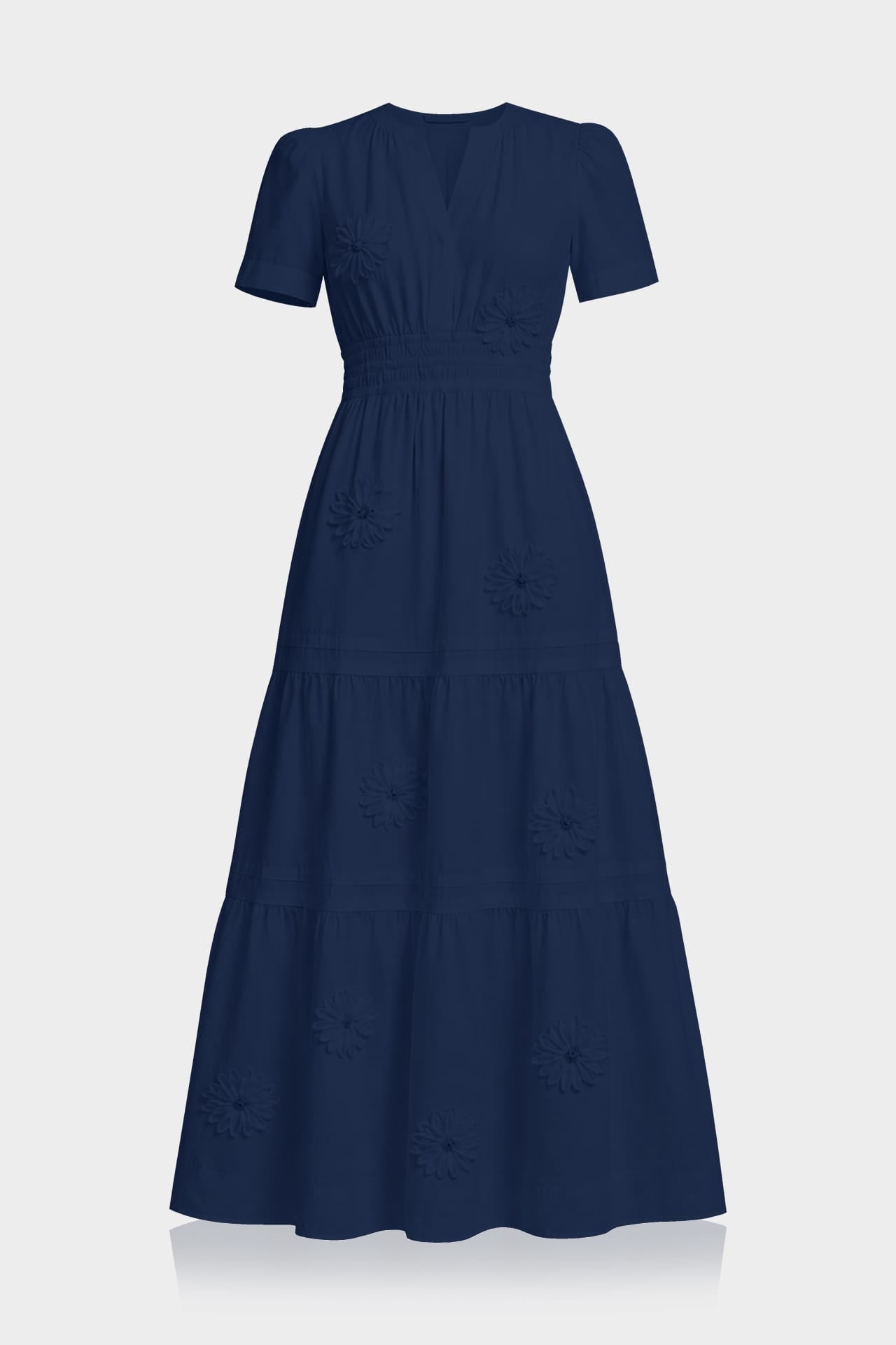 womens navy blue maxi dress S Luxury Midnight Floral Embellished Cotton for Women – Luxury Resort Dress Aerie Happy & Drapey LTL tie events Color:Green Burnout