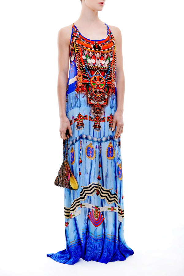 Designer Blue Maxi Dress | Maxi Dresses For Women