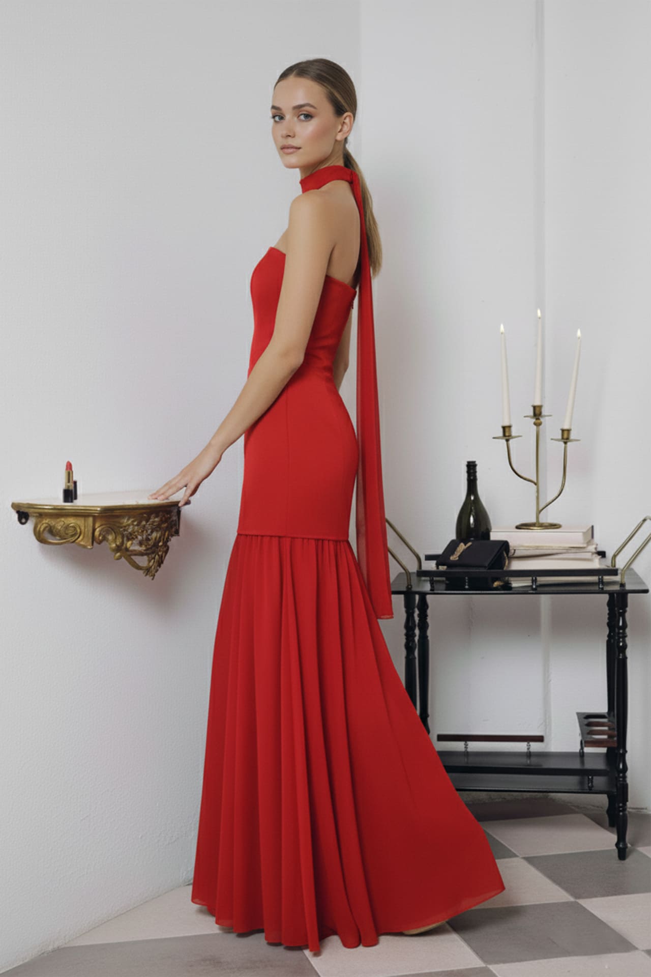 red chiffon dress Wine Sleeveless Midi & Reviews - Wine Red - Dresses Avi Red Chiffon Mini Dress Body S Red Satin Strapless Chiffon