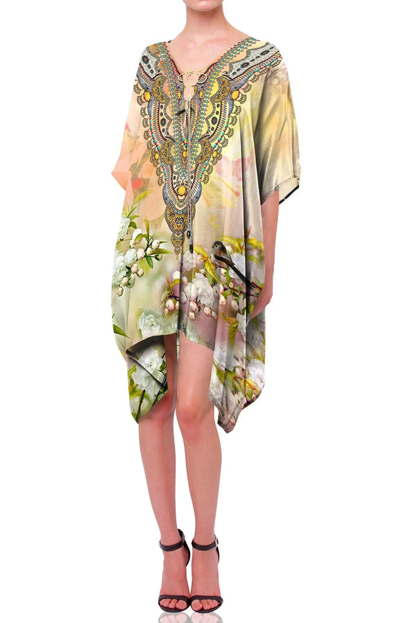 Designer Caftan Dress For Women | Silk Kaftan Dress | Shahida Parides One Size (OS) Designer Caftan Dress For Women | Silk Kaftan Dress | Shahida Parides One Size (OS)