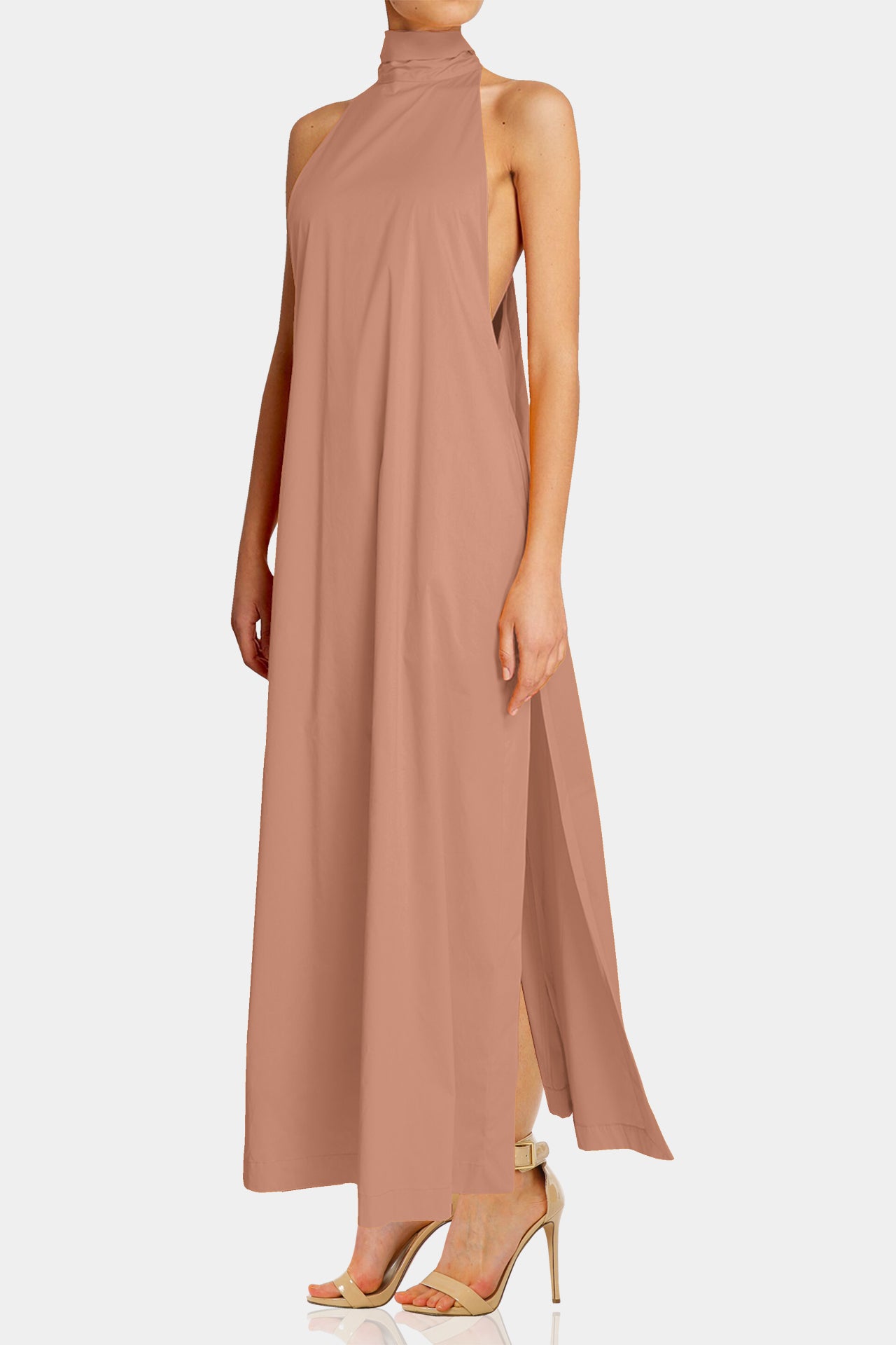 clay maxi dress Small Italian Clay Long Maxi Dress for Women