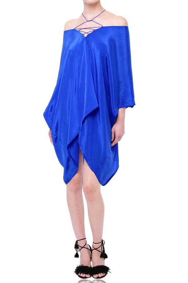 Designer Mini Dress Blue | Sexiest Short Dresses