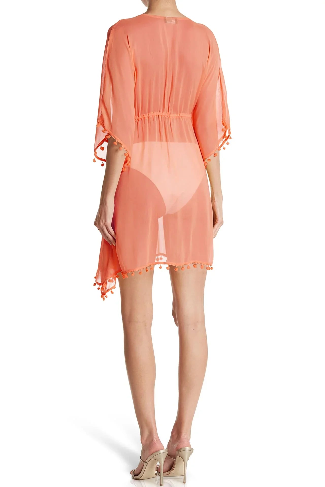 Designer Kimono Swimsuit Cover Up | Sheer Cover Up