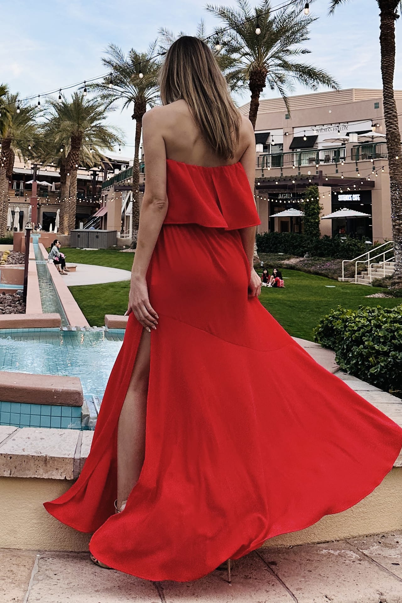 Designer Garden Party Dress | Sexy Summer Maxi Dress