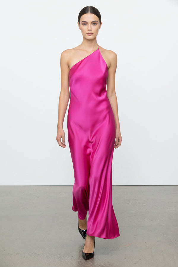 Deep Rose Maxi Handkerchief Dress | Shahida Shahida Parides Deep Rose Maxi Handkerchief Dress | Shahida Shahida Parides