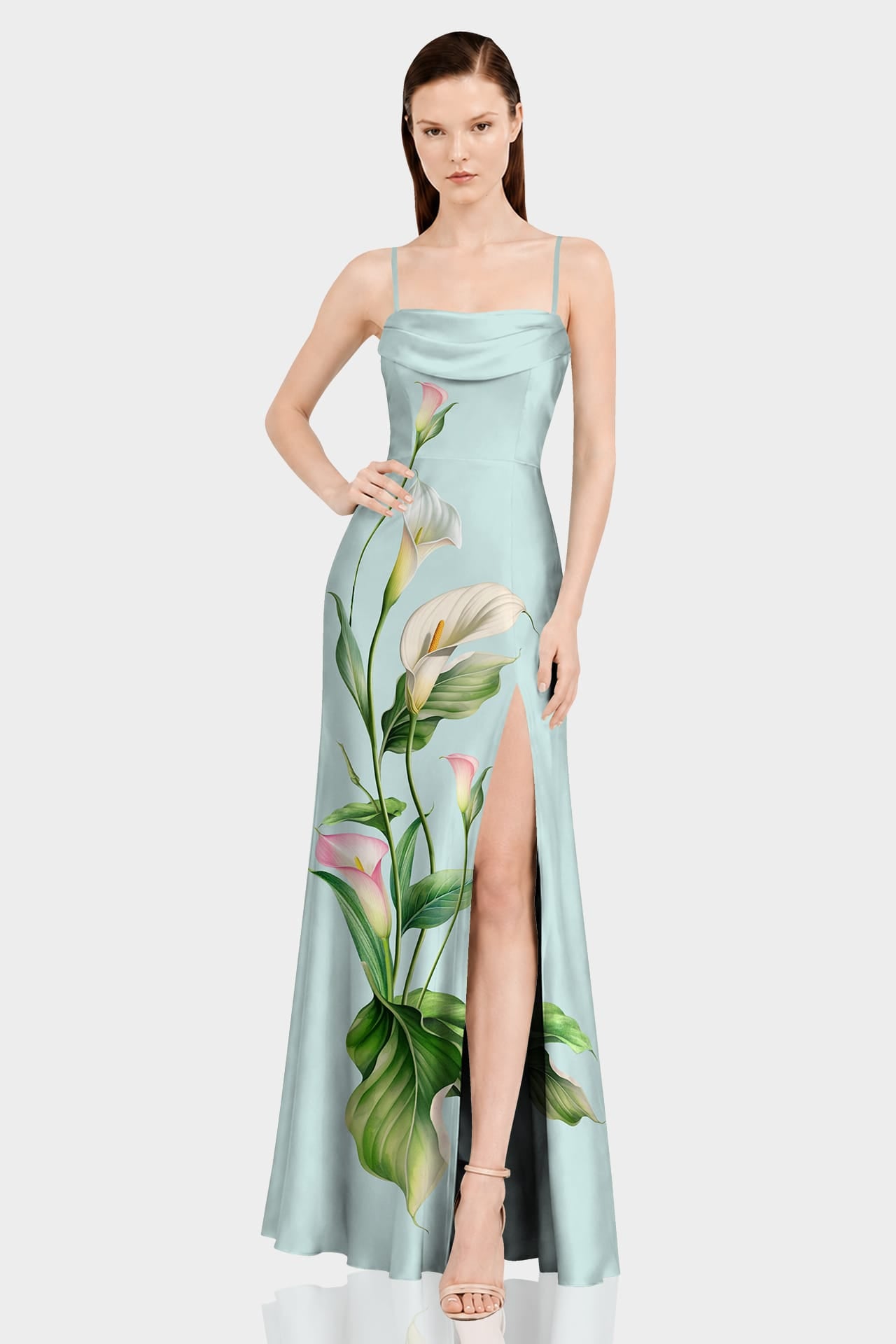 dressy maxi dresses for wedding Elegant Off Shoulder Wedding Dress - Square Neck Wedding Dress