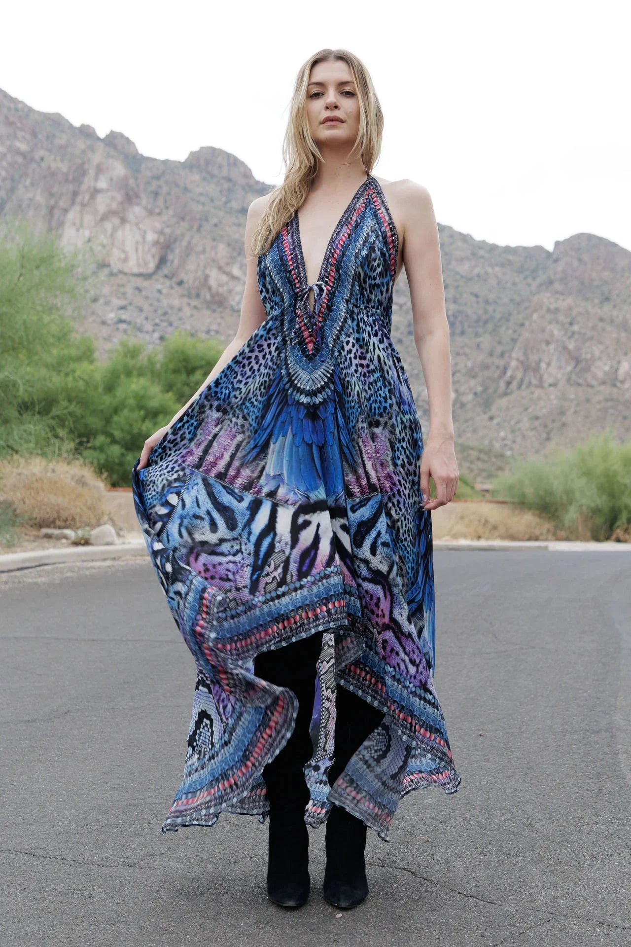 Printed Maxi Dress For Women | The Infinity Dress - Shahida Parides Printed Maxi Dress For Women | The Infinity Dress - Shahida Parides