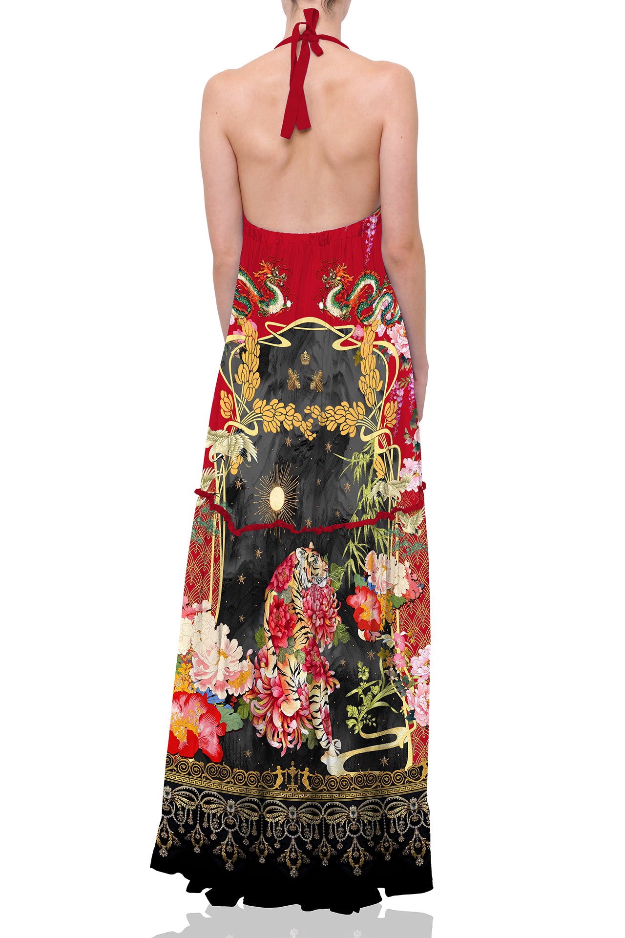 long flowy backless dresses Cora Backless Maxi Dress
