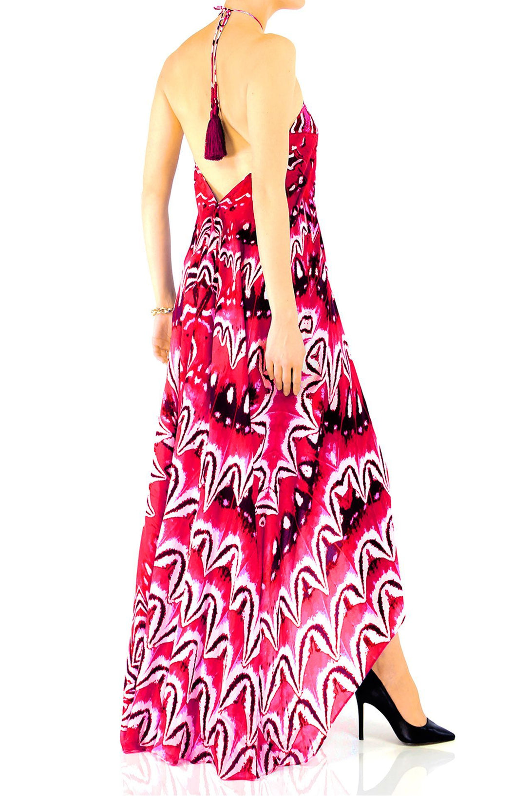  pink formal dresses long, long summer dresses for women, plunge neck cocktail dress, Shahida Parides,
