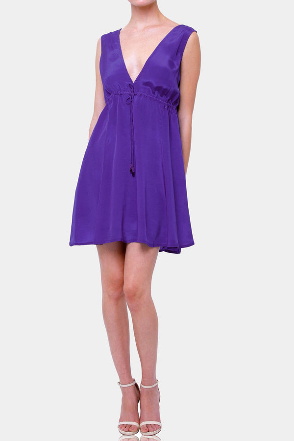  dark purple mini dress, sleeveless mini dress, Shahida Parides, short dress mini,