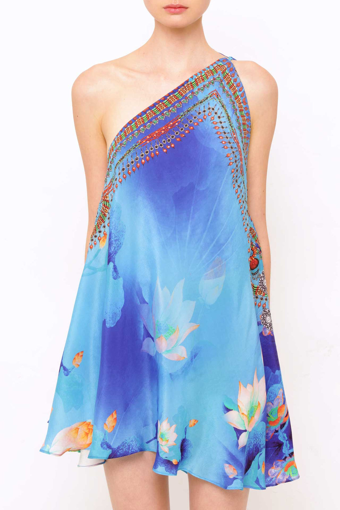 light blue short dress, Shahida Parides, sexy mini dresses for women, sleeveless mini dress,