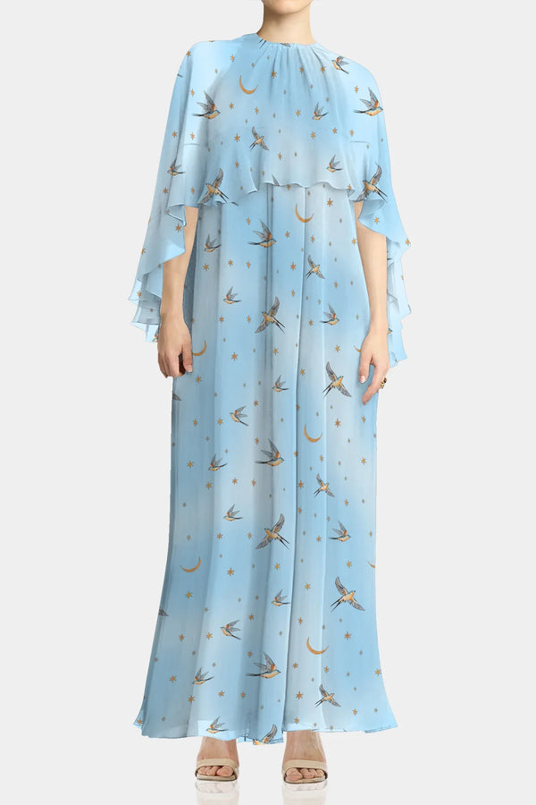 Designer Flowy Maxi Dress | Floor Length Dress - Shahida Parides Designer Flowy Maxi Dress | Floor Length Dress - Shahida Parides