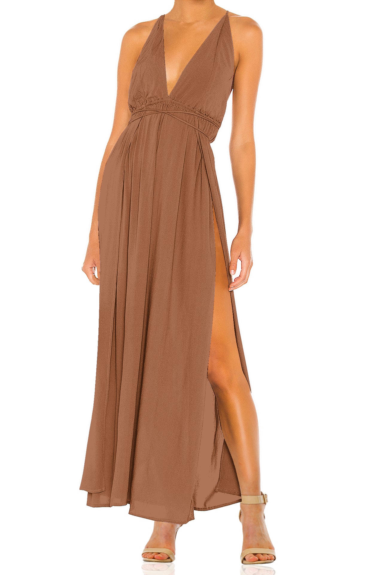Designer Cut Out Maxi Dress for Women
