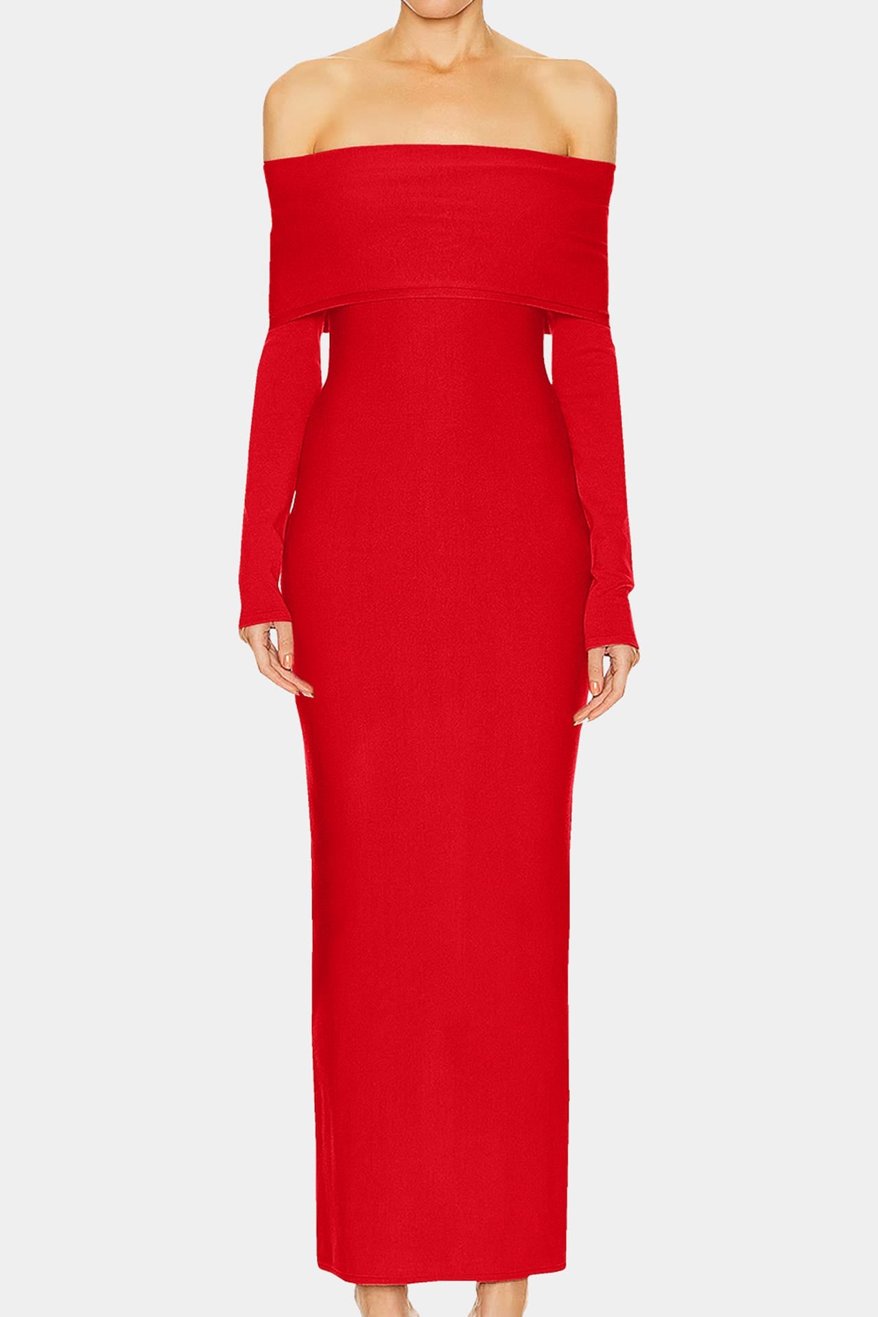 bodycon maxi dress summer Designer Garden Party Attire | Body Con Long Sleeve #Wedding dress Size:US12-UK14-EUR42 Hang to dry or Sherri Hill 55075 -