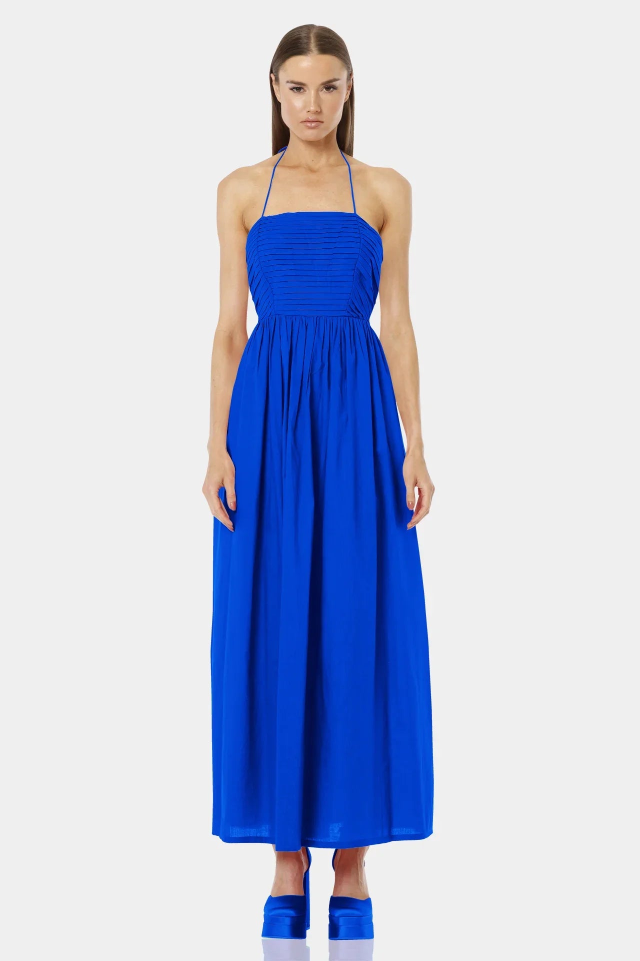 S Blue Full Length Maxi Dress S Blue Full Length Maxi Dress