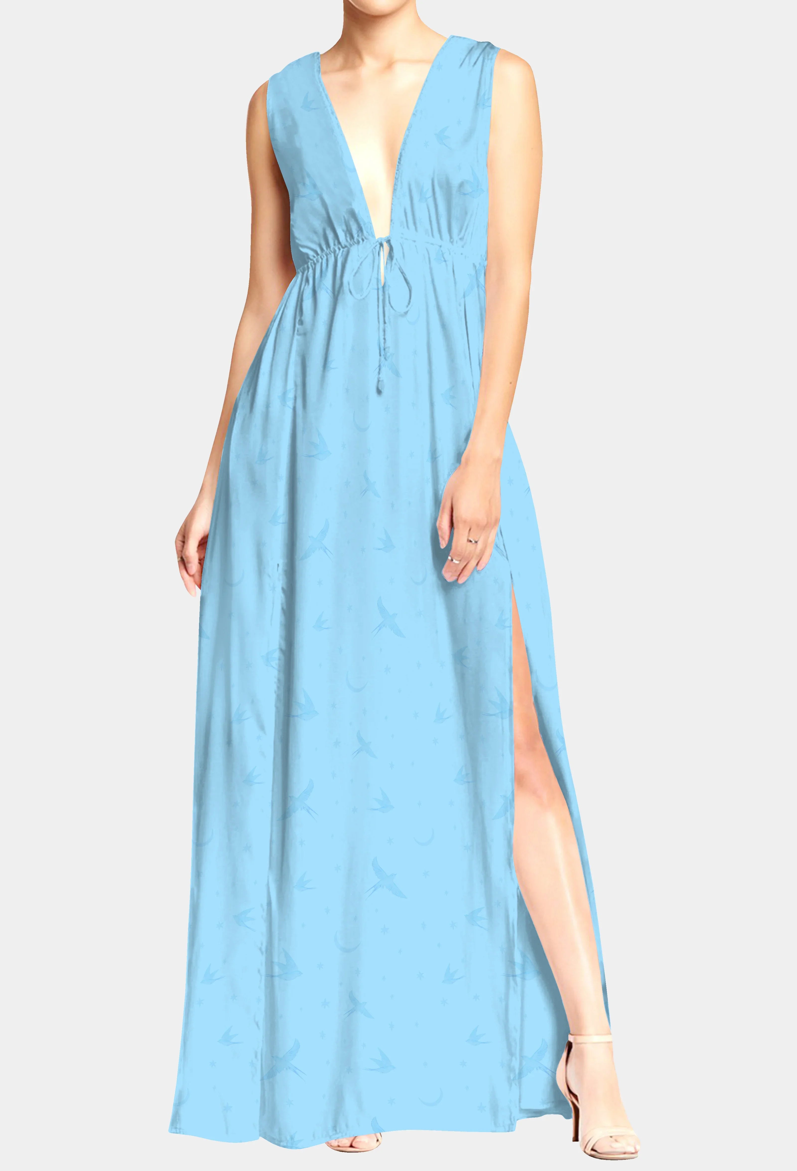 S Sky Plunging Neckline Cocktail Dress S Sky Plunging Neckline Cocktail Dress