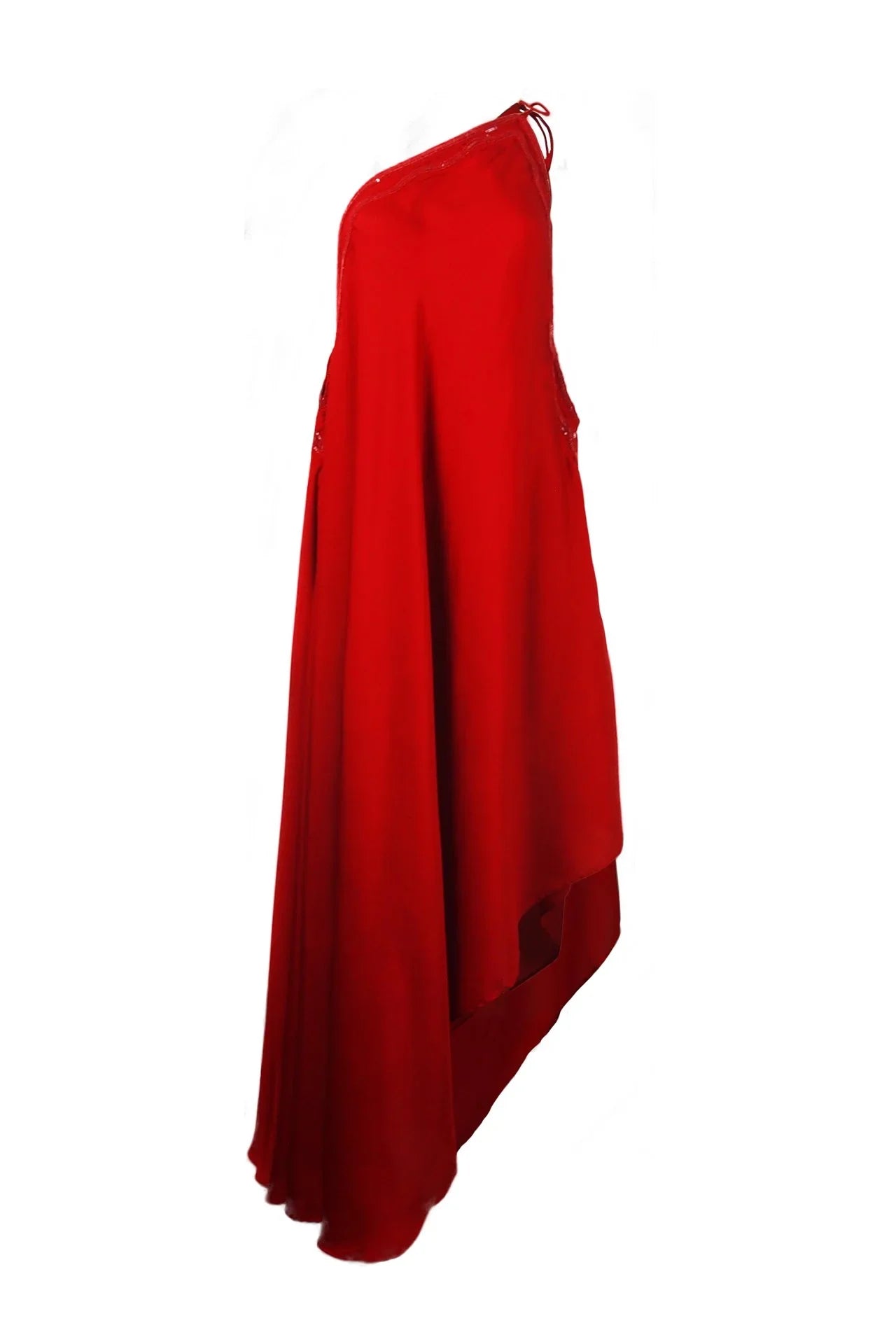 Designer Maxi Dress for Women | Red Cocktail Dress | Shahida Parides