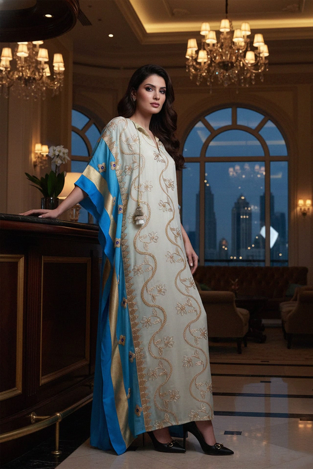Couture Kaftans with Embroidery | Kaftan Gowns Couture Kaftans with Embroidery | Kaftan Gowns