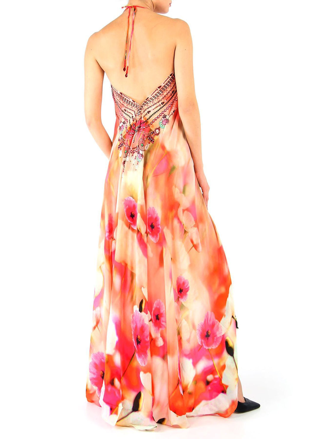 long satin dress, Shahida Parides, plus size maxi dresses, flowy maxi dress,